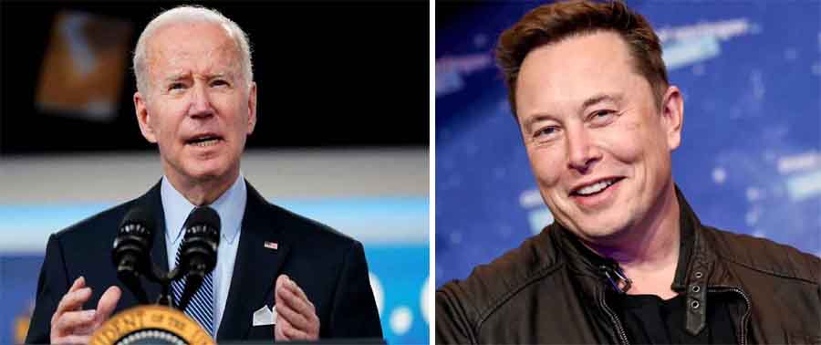Joe-Biden-US-President-Elon-Mask-Tesla