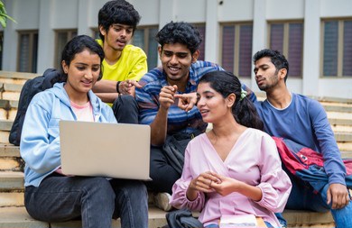 group-happy-students-checking-results-260nw-2215388199