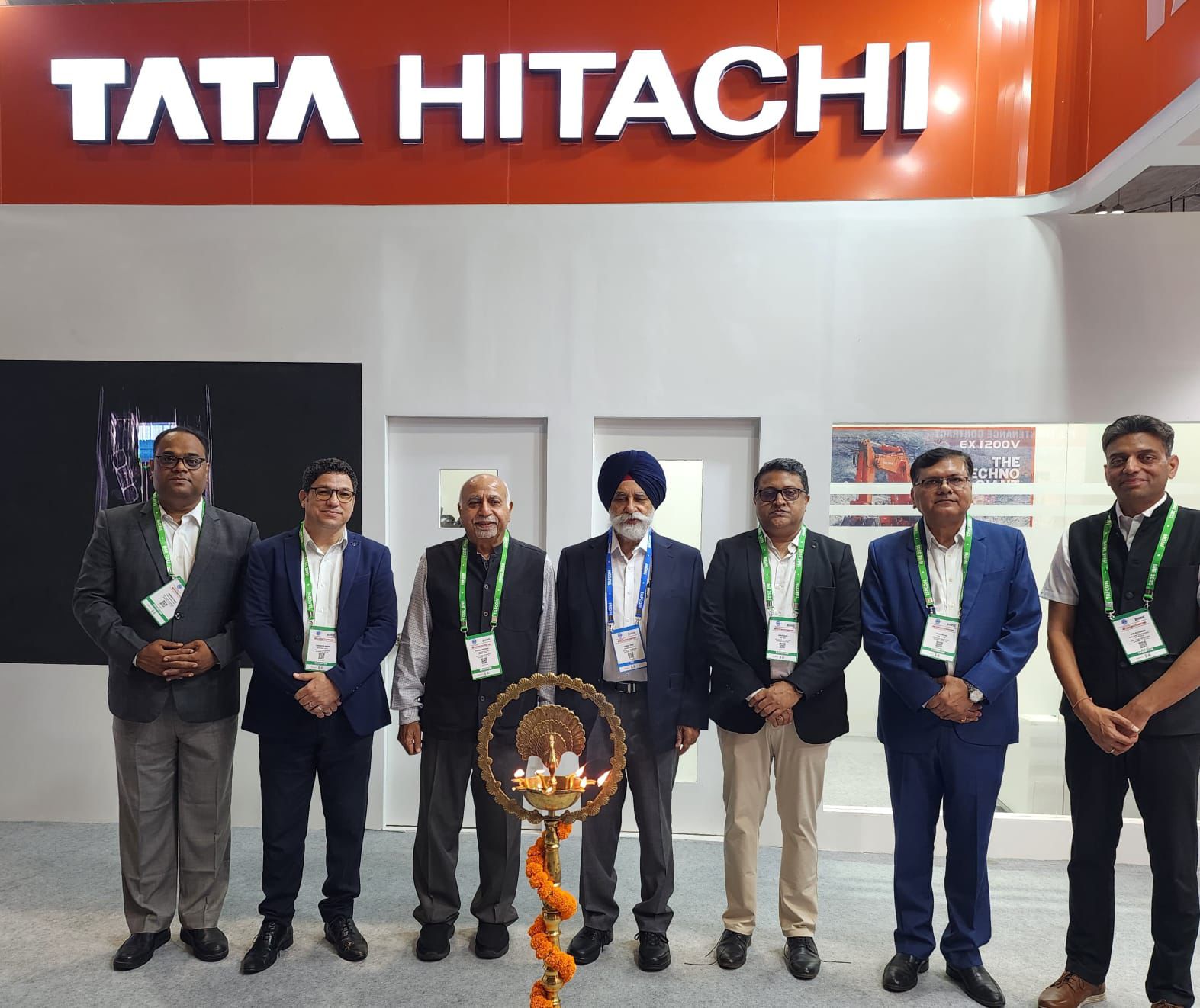 Mr.Sandeep Singh MD Tata Hitachi with his Team @IME’25, Kolkata Mr.Sandeep Singh MD Tata Hitachi with his Team @IME'25, Kolkata