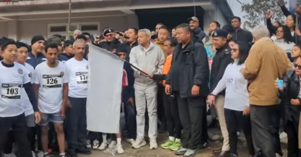 सिक्किम सरकारको म्याराथनको उद्घाटन, ‘लागुऔषधमुक्त सिक्किम’को लक्ष्यसहित दौड सुरू