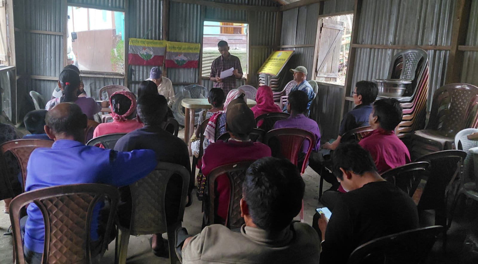 गिताङ्गेमा चुनावी सभा साथै बुथ स्तरीय कमिटी गठन