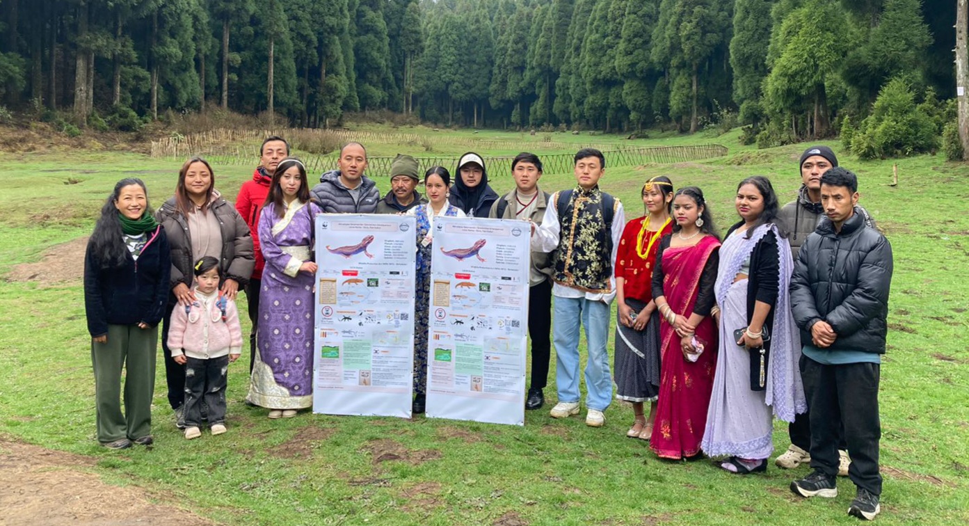 माझीधुरा वन क्षेत्रमा पहिलो अन्तर्राष्ट्रिय सालामाण्डर दिवस पालन