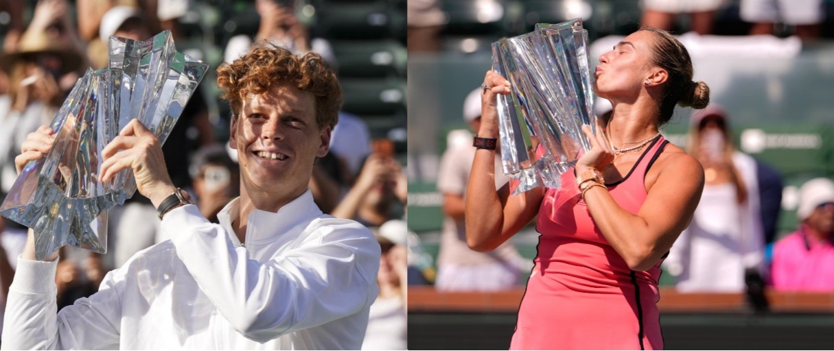 ইন্ডিয়ান ওয়েলস টেনিস চ্যাম্পিয়নশিপ-এ চ্যাম্পিয়ন ইয়ানিক সিনার ও আর্যনা সাবালেঙ্কা