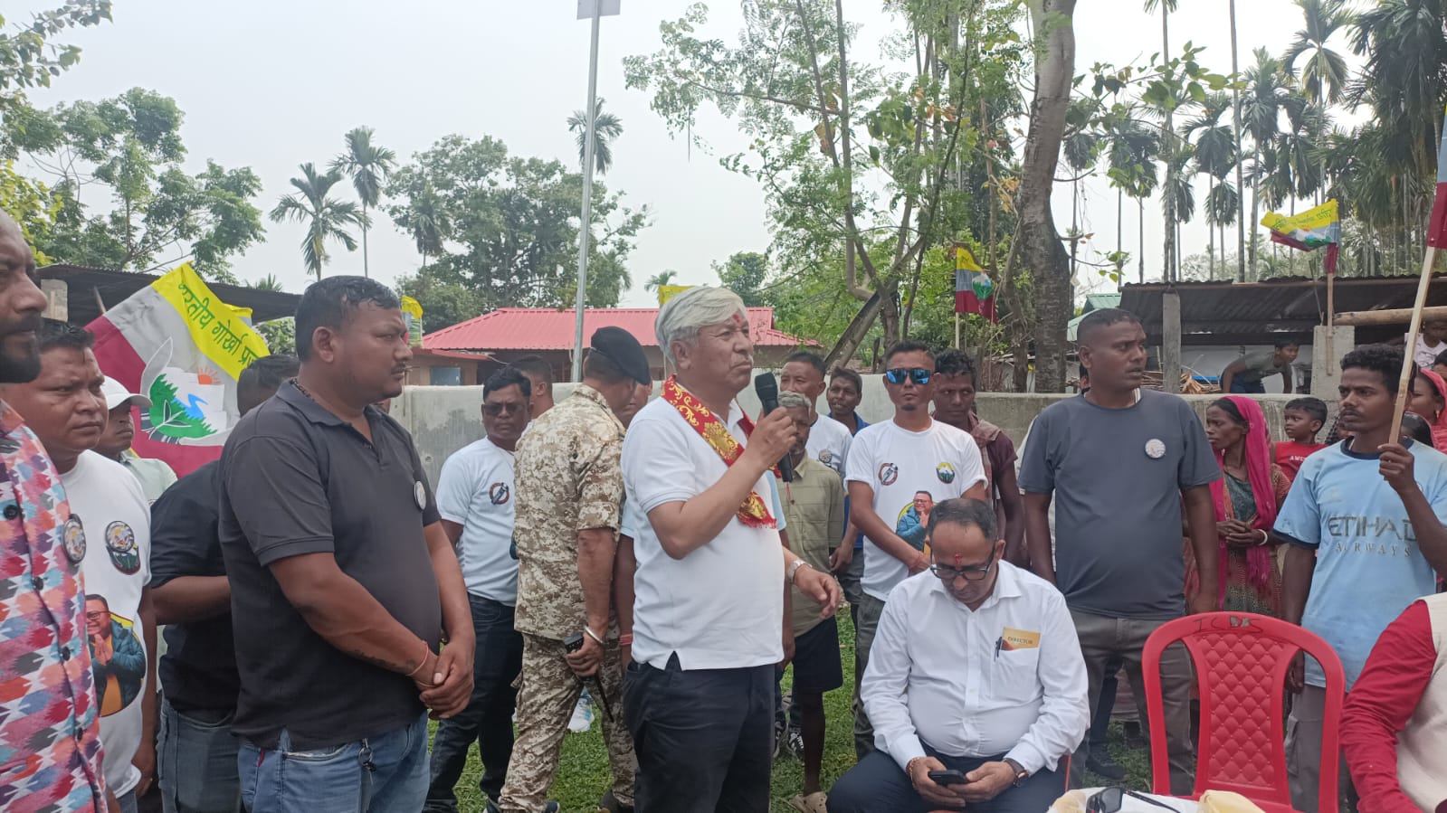 भागोप्रमो उम्मेद्वार अमर लामाद्वारा सुकना पानीघट्टा समष्टिको विभिन्न स्थानहरुमा गरे चुनाव प्रचार