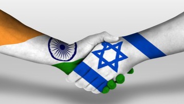 handshake-between-israel-india-flags-260nw-415521322