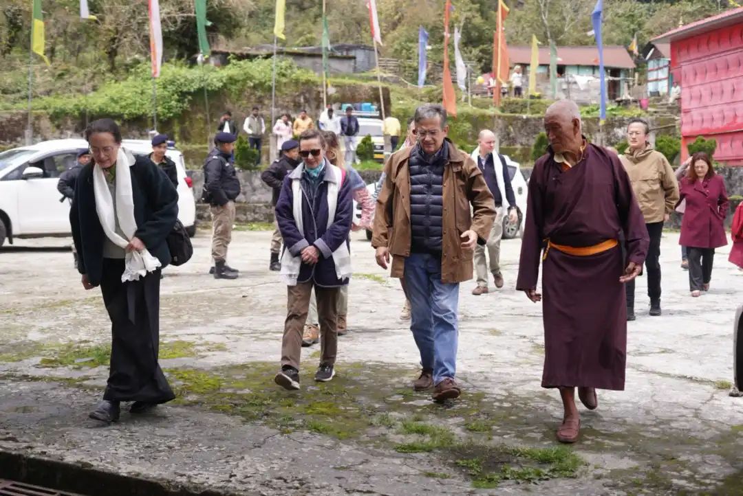 फ्रान्सका राजदूतद्वारा काबी क्षेत्रका ऐतिहासिक तथा सांस्कृतिक स्थलहरूको अवलोकन