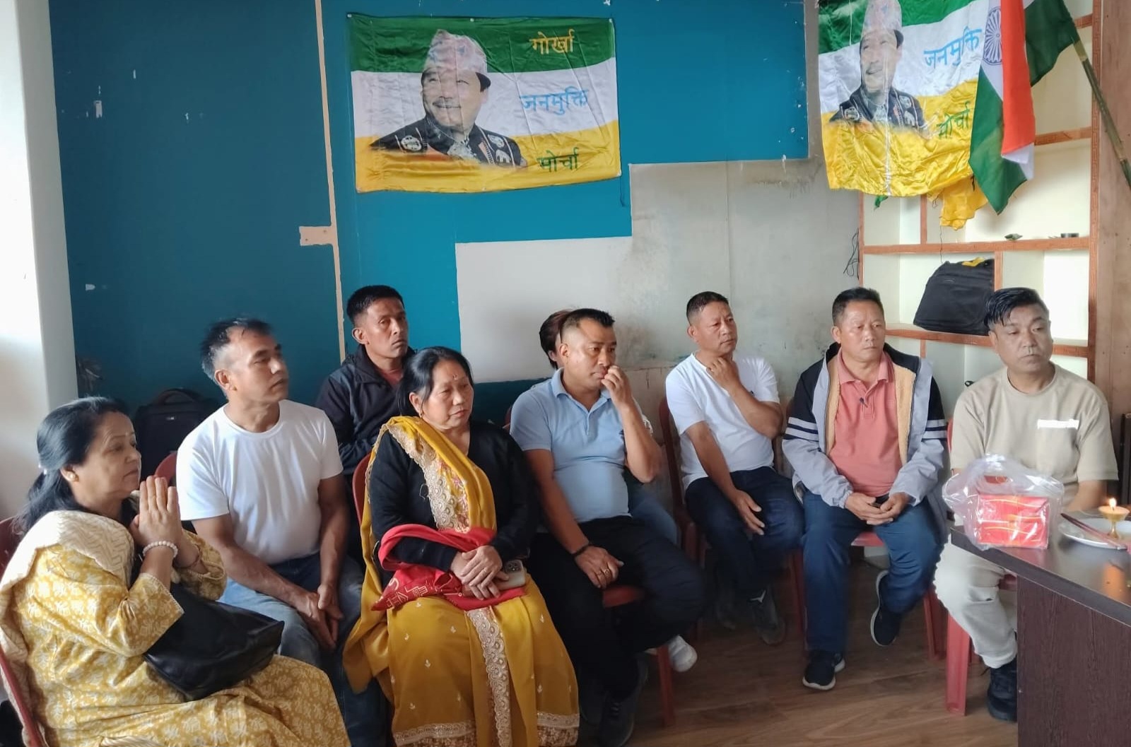 सोनादामा गोजमुमो सोनादा पचेङ समष्टिको पार्टी कार्यालय उदघाटन