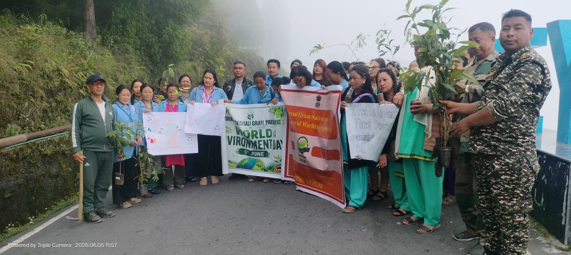 चिम्नी देउराली ग्राम पञ्चायतमा पर्यावरण दिवससितै ग्राम सभा सम्पन्न