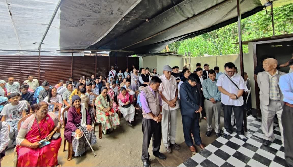 सिक्किम कल्याण आयोगका अध्यक्षद्वारा लोअर तेमीमा शालोम पेन्टेकोस्टल स्थानीय चर्चको उद्घाटन