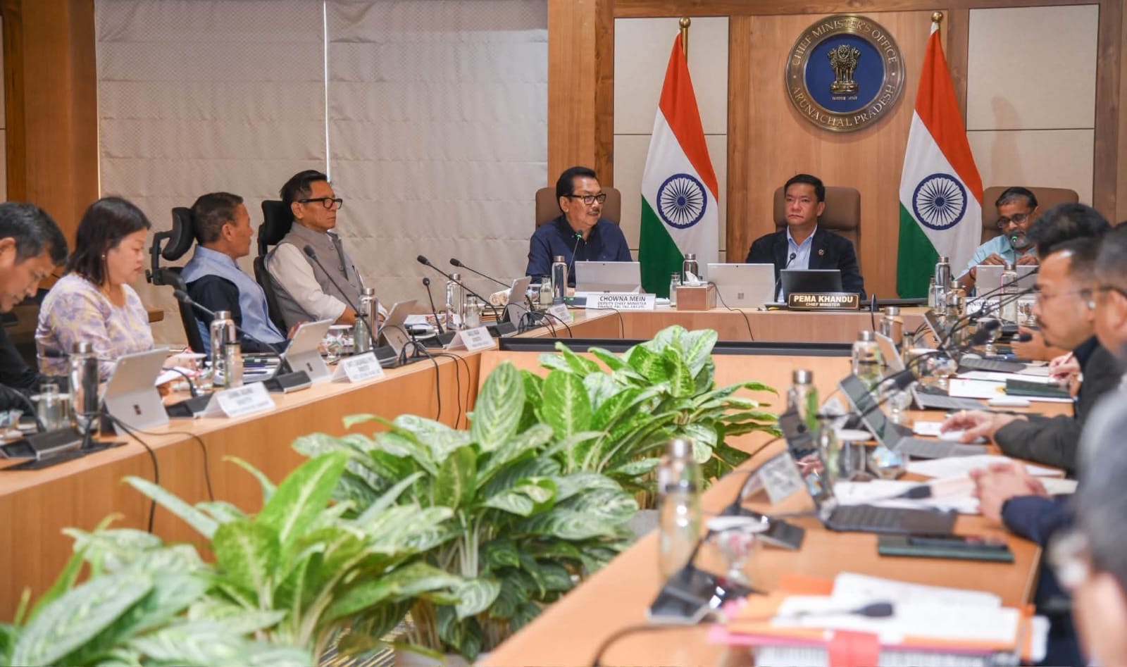 अरुणाचल: मुख्यमन्त्रीद्वारा मन्त्रिपरिषद्का सदस्यहरूलाई धन्यवाद ज्ञापन