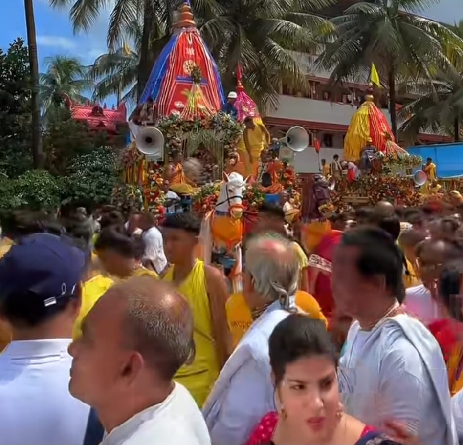 ​सिलगढी इस्कोनद्वारा ३७औं रथयात्रा भव्य रूपमा सम्पन्न
